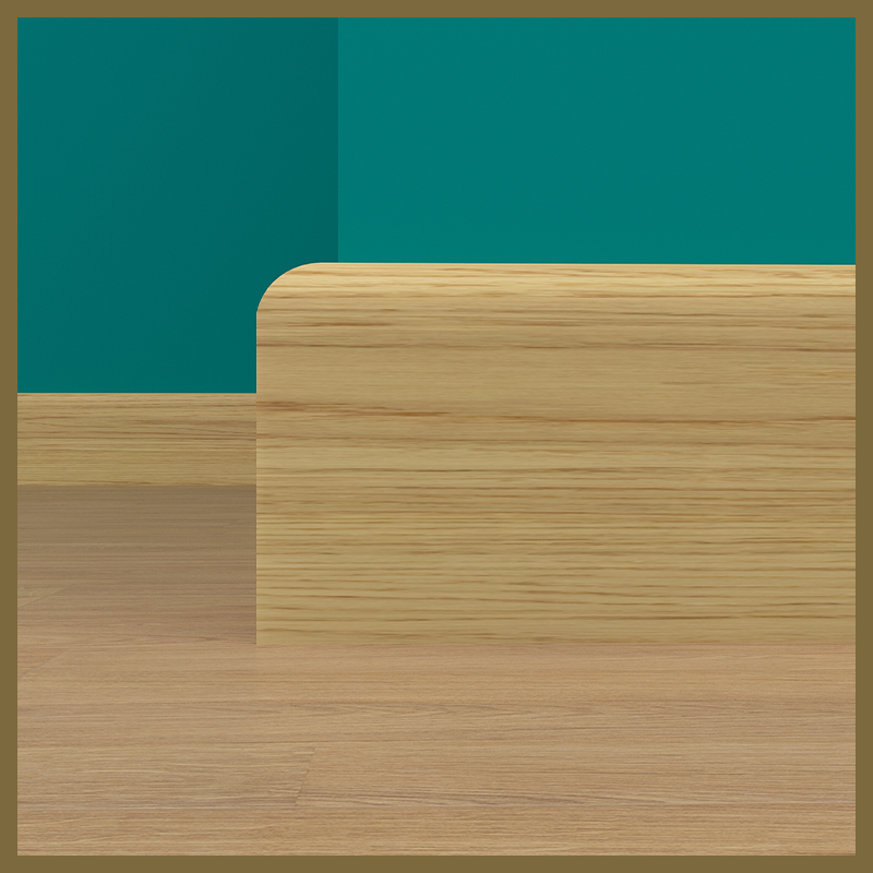 Bull Nose Oak Skirting Board