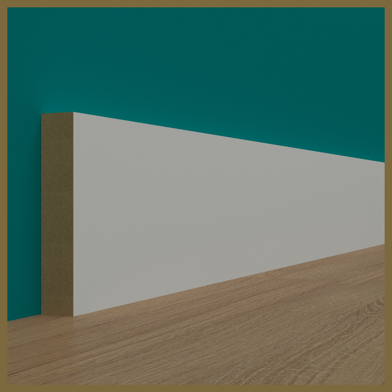 Square Edge  Skirting Board