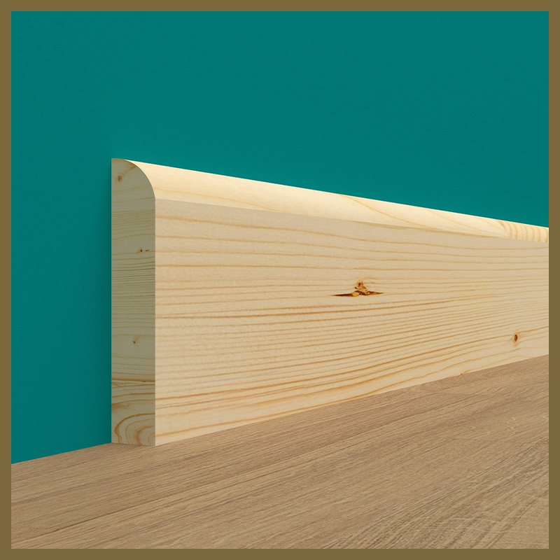 Bull Nose Pine Skirting Board