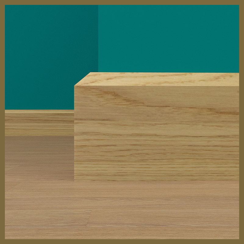 Chamfer Mini Oak Skirting Board