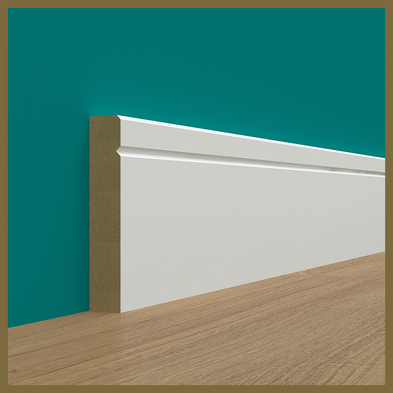 Chamfer V 1 Grooves  Skirting Board