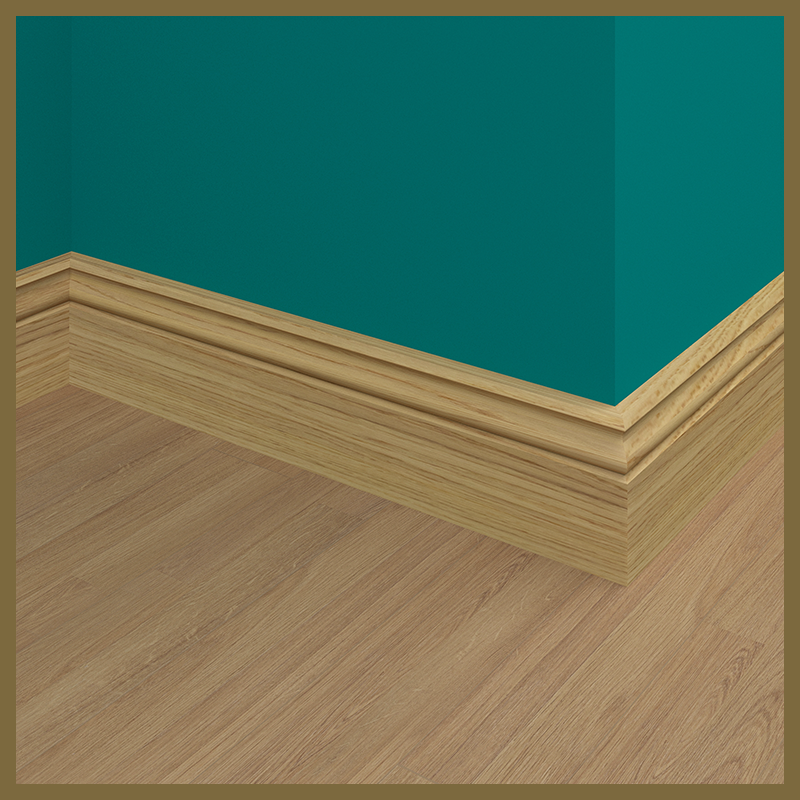 Ogee Oak Skirting Board