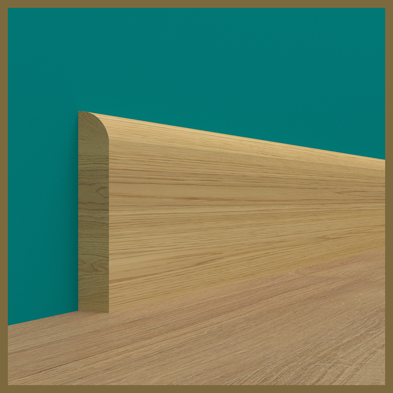 Bull Nose Oak Skirting Board