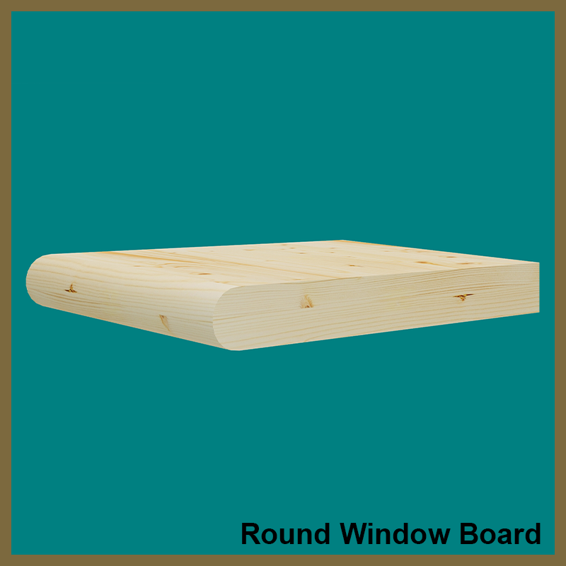 Round Pine Window Board