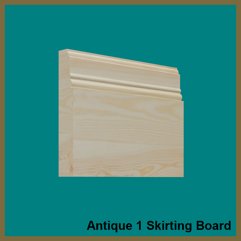 Antique 1 Pine Skirting Board