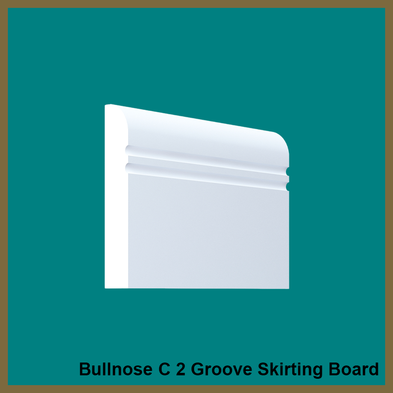 Bullnose C 2 Groove  Skirting Board