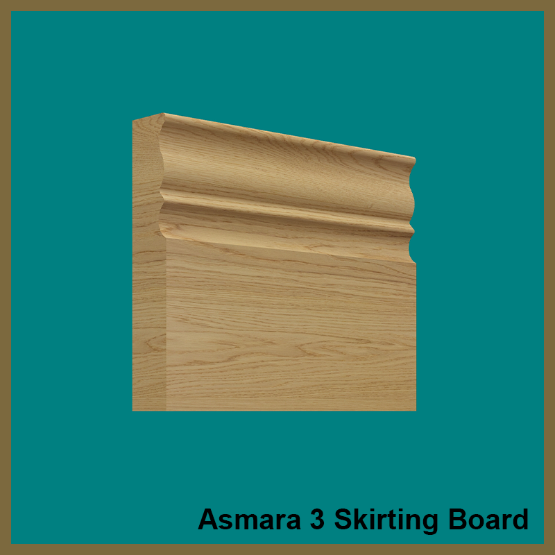 Asmara 3 Oak Skirting Board