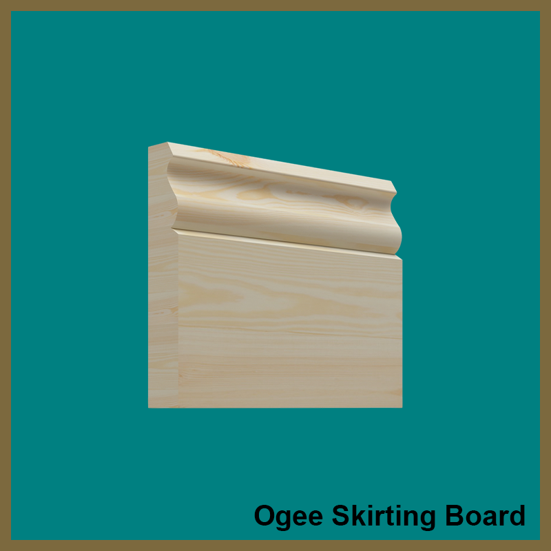 Ogee Pine Skirting Board