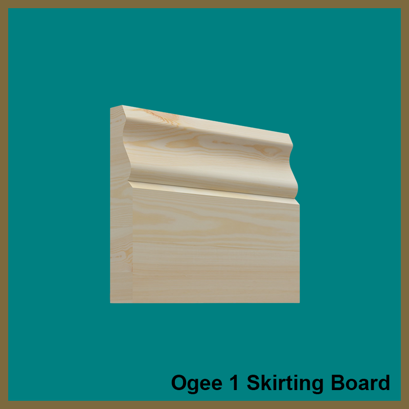 Ogee 1 Pine Skirting Board