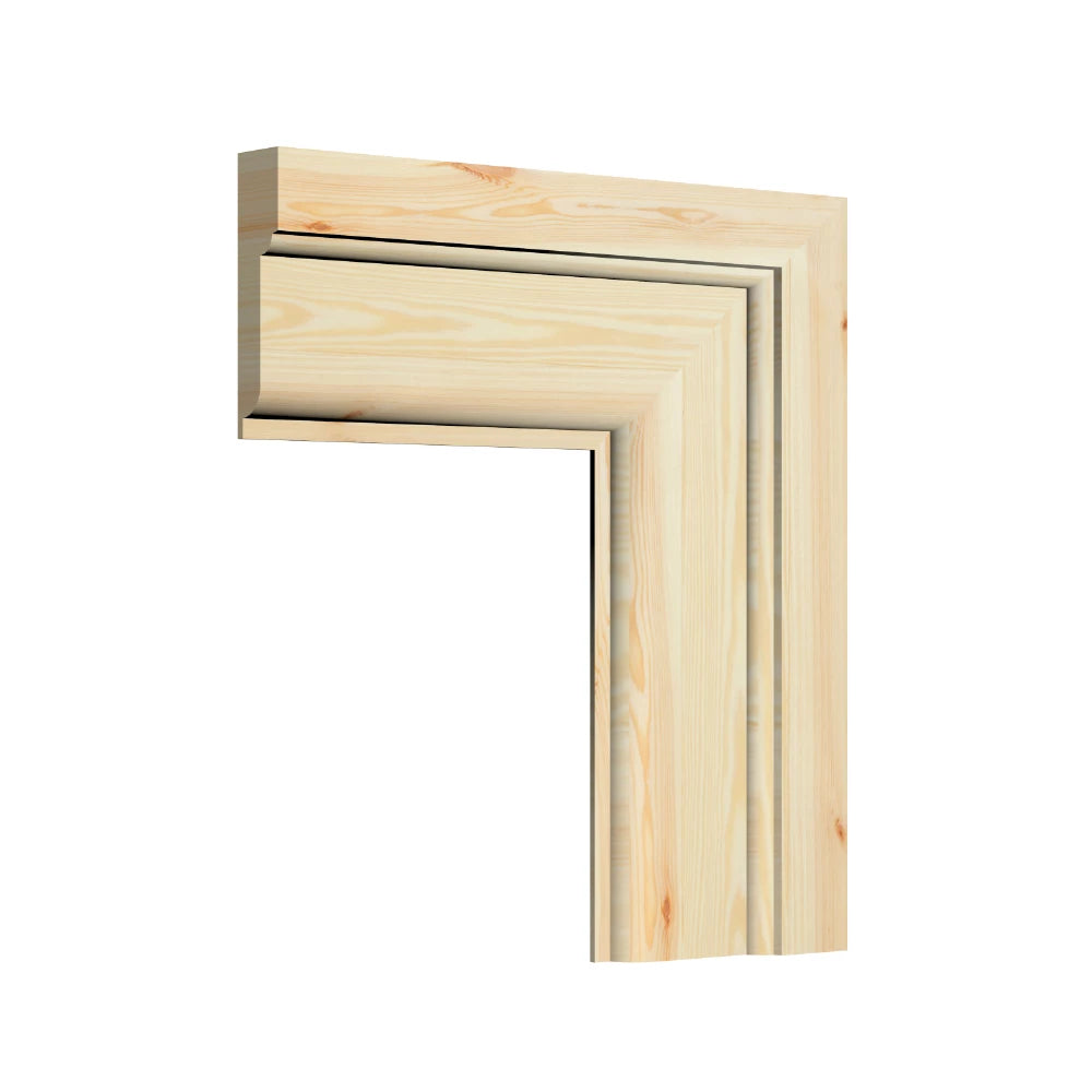 Lambs Tongue 2 Pine Architrave