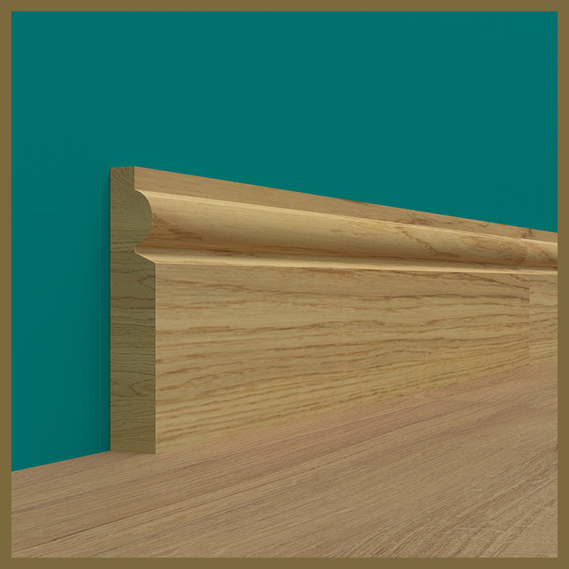 Torus 1 Oak Skirting Board