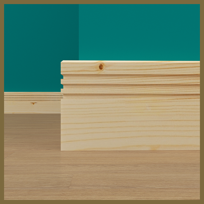 Edge 2x2 Groove 3 Pine Skirting Boards