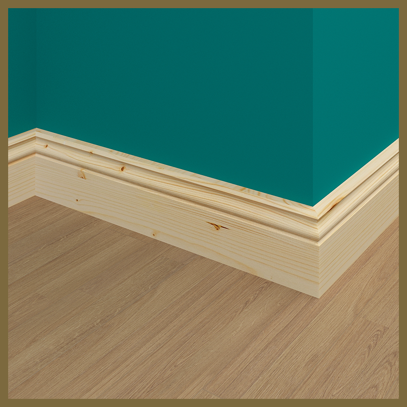 Ogee Pine Skirting Board