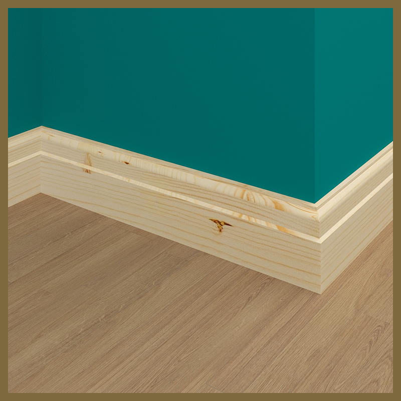 Lambs Tongue Pine Skirting Board