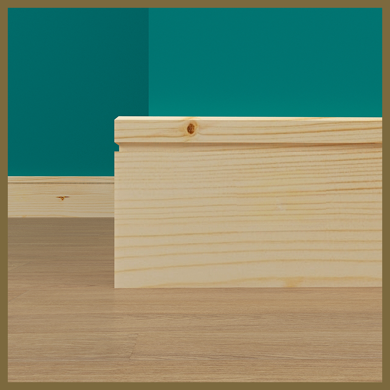 Edge 2x2 Groove 1 Pine Skirting Board