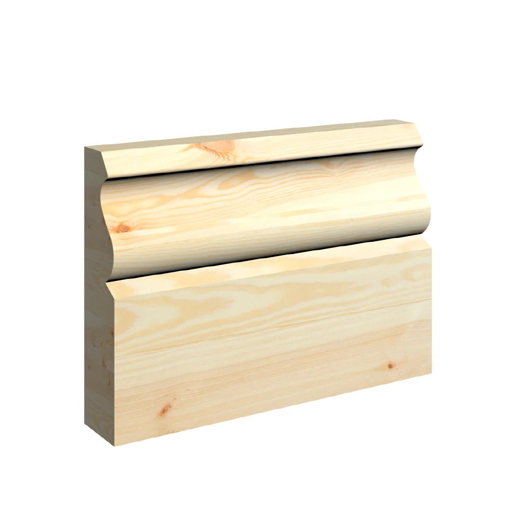 Ogee Pine Skirting Board