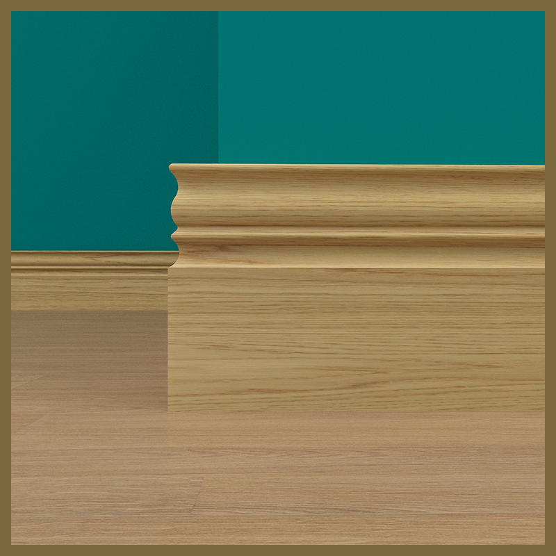 Asmara 3 Oak Skirting Board