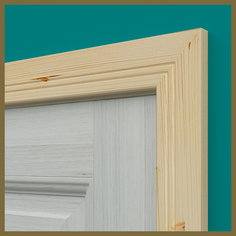 Chamfer V 2 Groove Pine Architrave