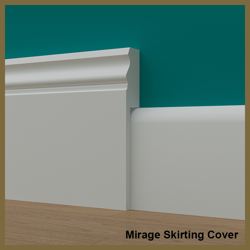 Mirage MDF Skirting Board Cover