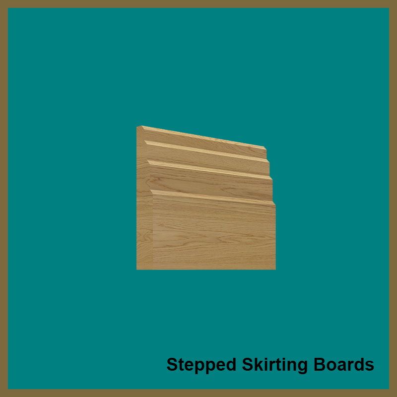 Stepped Oak Skirting Board