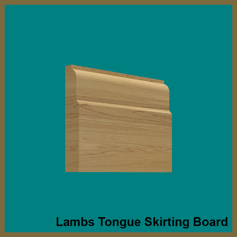 Lambs Tongue Oak Skirting Board