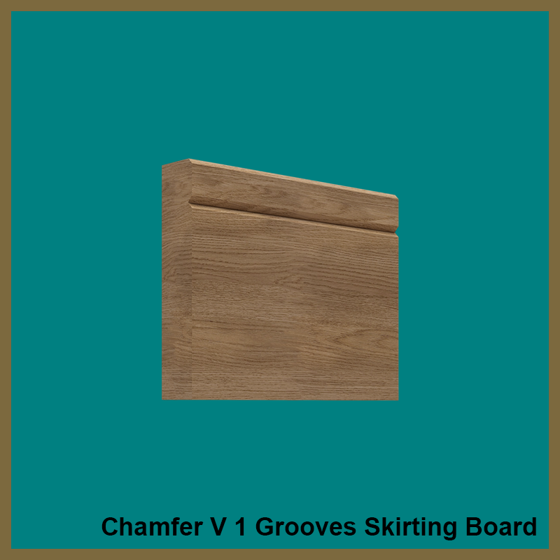 Edge 2x2 Groove V1 Oak Skirting Boards