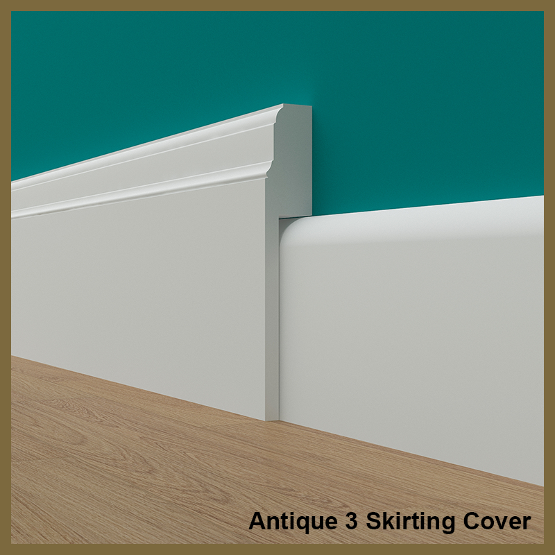 Antique 3 Skirting Board Cover