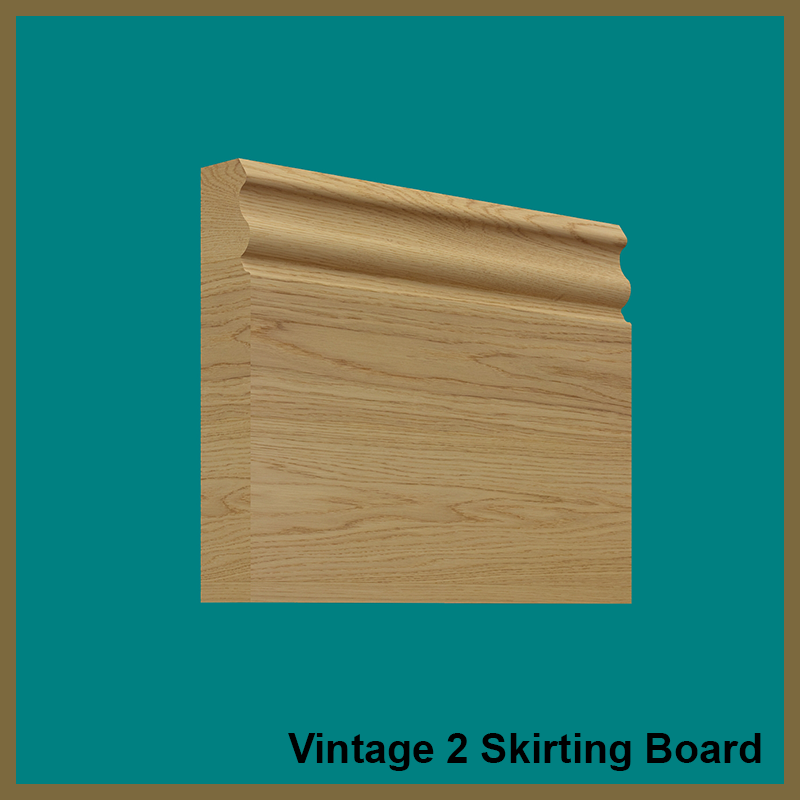 Vintage 2 Oak Skirting Board