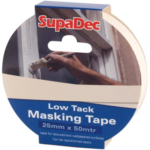 Low Tack Masking Tape 38mm x 50m