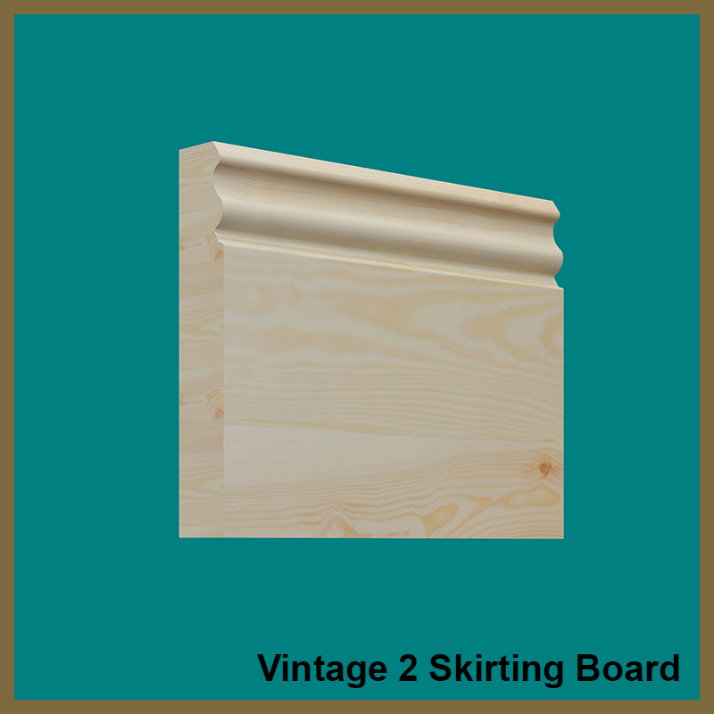 Vintage 2 Pine Skirting Board