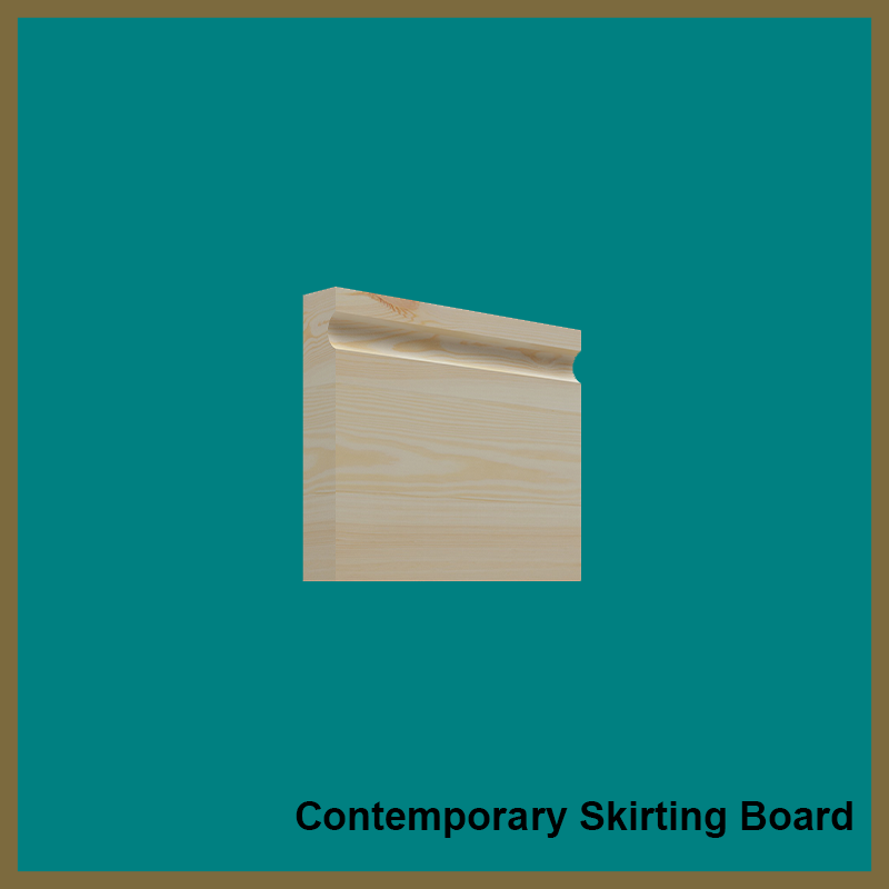 Contemporary Pine Skirting Board