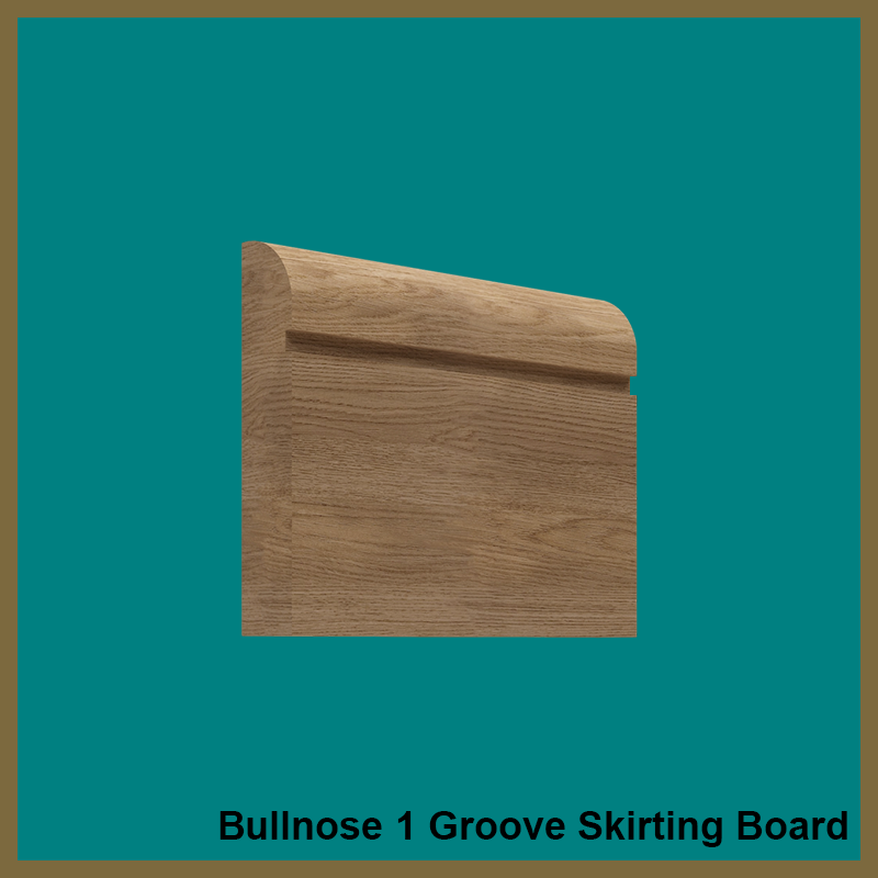 Bullnose Groove1 Oak Skirting Boards