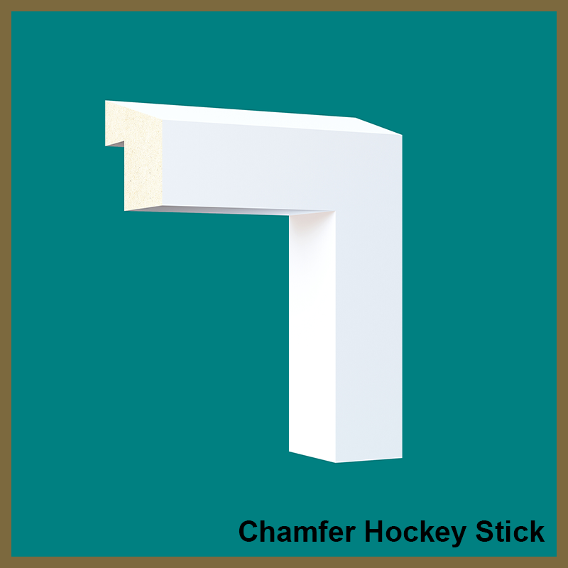 Chamfer Hockey Stick