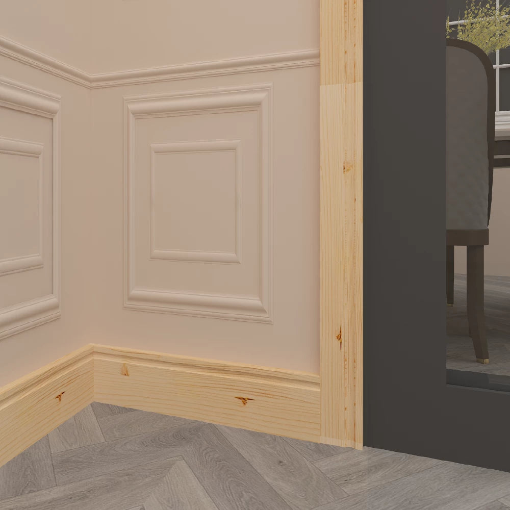 Contemporary Pine Skirting Board