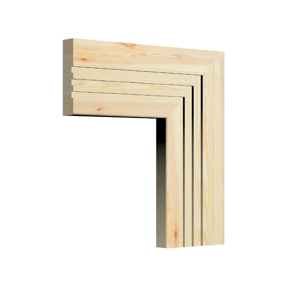 Pencil Round Groove 3 Pine Architrave