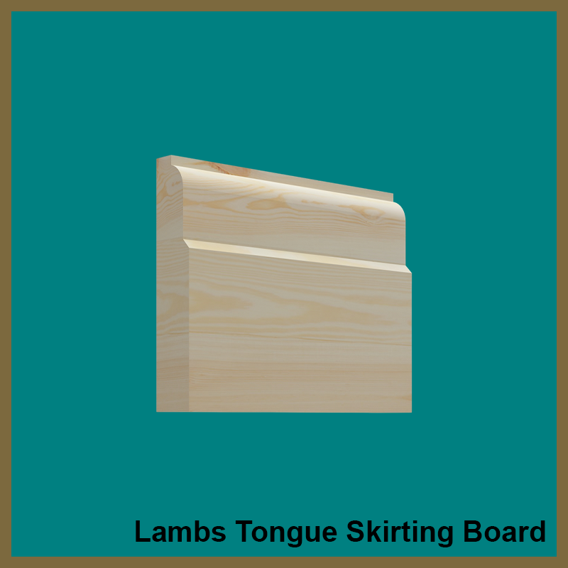 Lambs Tongue Pine Skirting Board