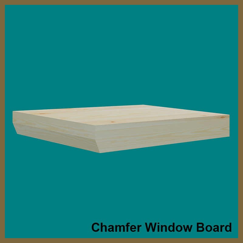 Pine Chamfer Window Board