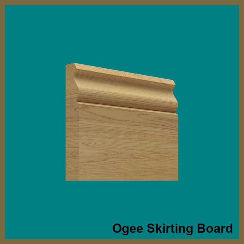 Ogee Oak Skirting Board