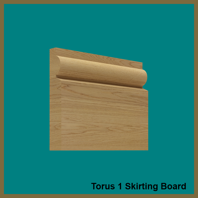 Torus 1 Oak Skirting Board