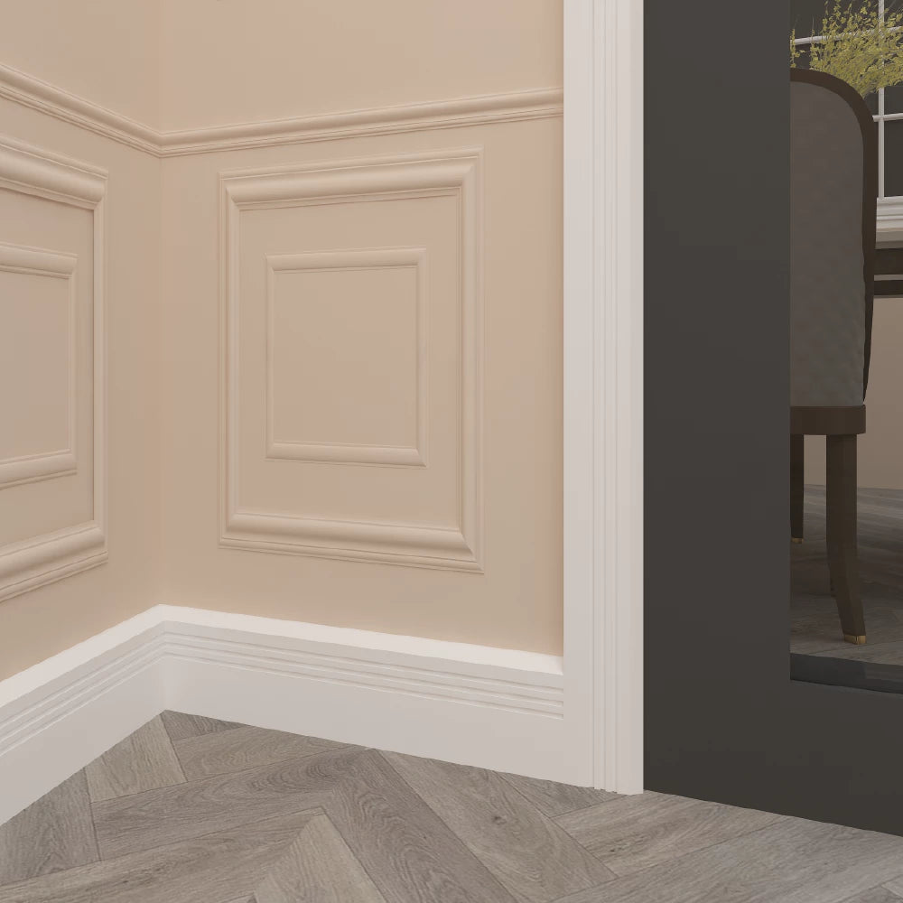 Chamfer 3 Groove  Skirting Board