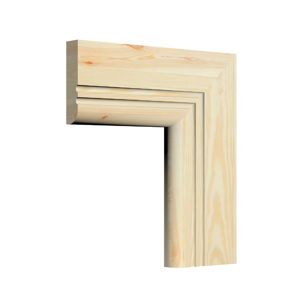 Bullnose C 2 Groove Pine Architrave