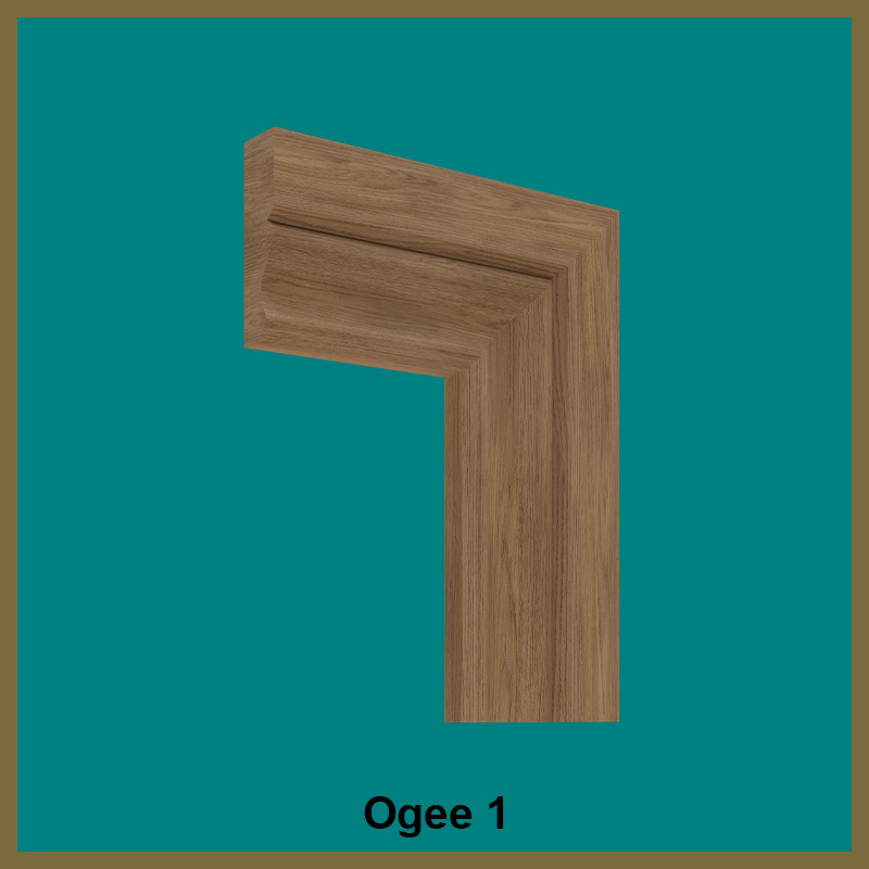 Ogee 1 Walnut Architrave