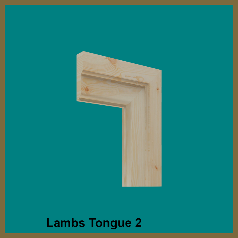 Lambs Tongue 2 Pine Architrave