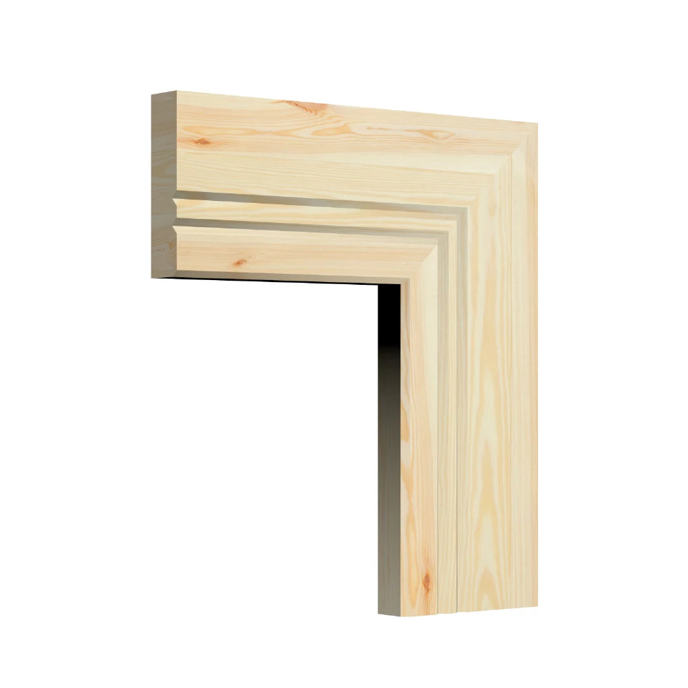 Edge 2x2 V 2 Groove Pine Architrave