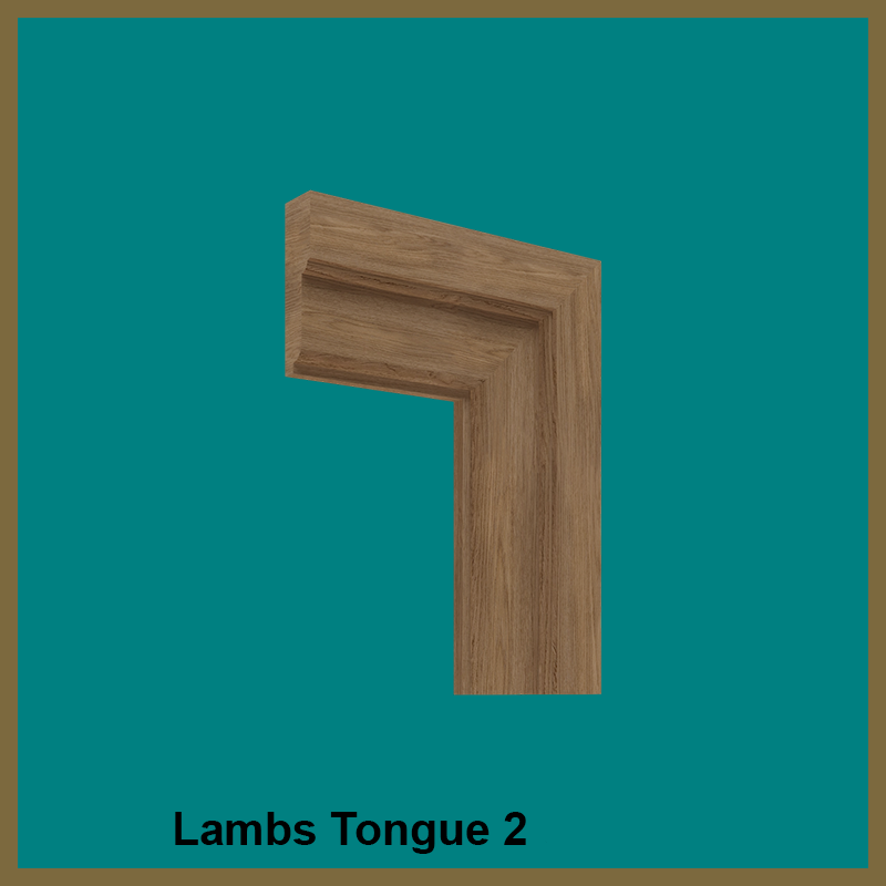Lambs Tongue 2 Walnut Architrave