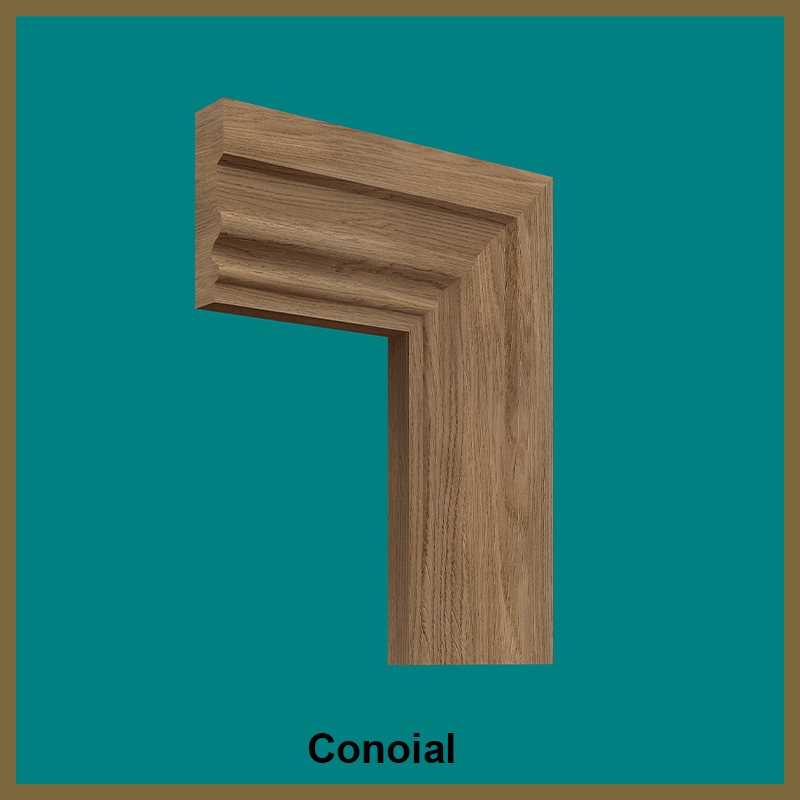 Conoial Walnut Architrave