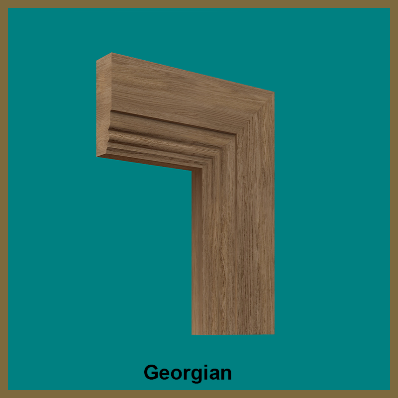 Georgian Walnut Architrave