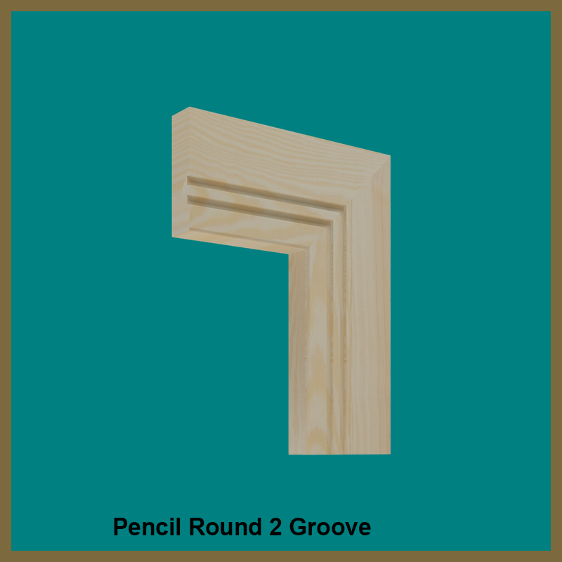 Pencil Round Groove 2 Pine Architrave