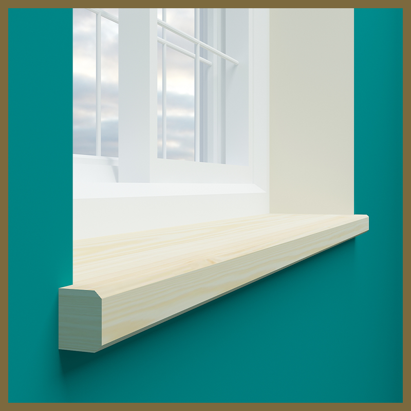 Pine 2×2 Window Board