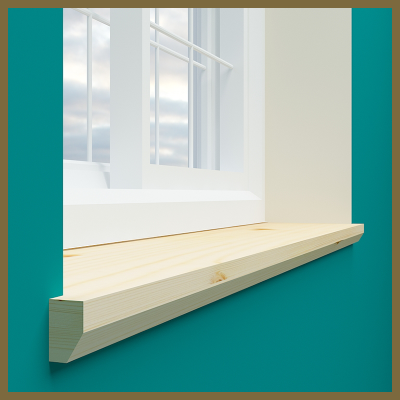 Pine Chamfer Window Board